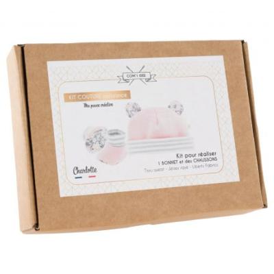 Kit Coudre Chaussons Et Bonnet De Naissance B B Charlotte Rose