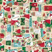 Tissu MAKOWER VOEUX DE NOEL 032_Q