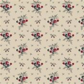 Allegiance PetB Textiles 05553 fleurs bleues et rouges 