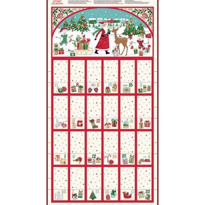 Calendrier de l'AVENT Panneau Voeux de Noël