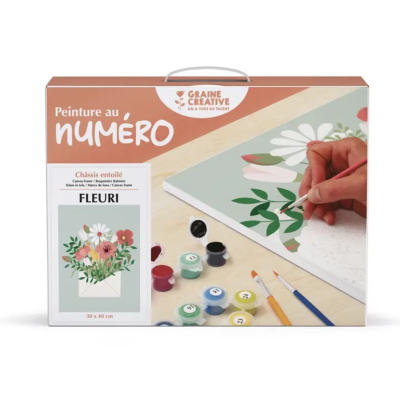 Kit Peinture au numéro FLEURI