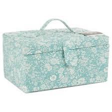 Boite à couture en tissu Liberty Fabrics SAUGE