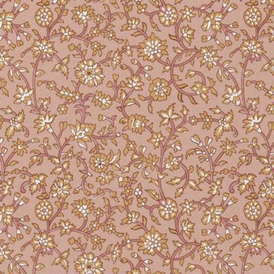 Tissu enduit JHANSI ROSE / CAMEL