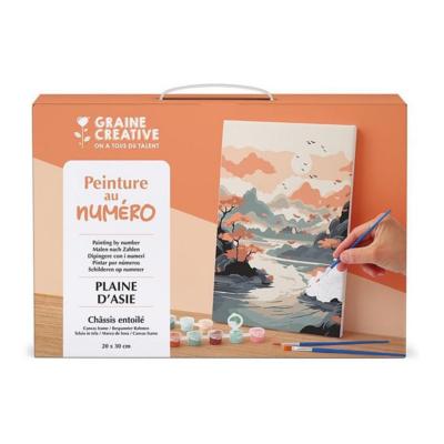 Kit Peinture au numéro Plaine d'Asie