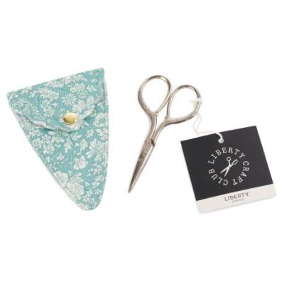 Étui à ciseaux en tissu Liberty Fabrics Emily Belle SAUGE