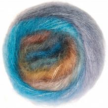 Laine SUPER KID Mohair et soie RICO DESIGN brun013